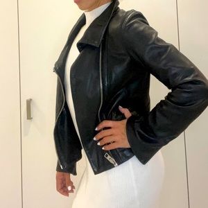 Allsaints Moto leather Jacket size 0